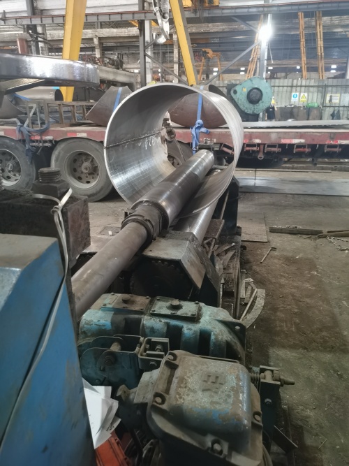 2025.9.23阔兴公司卷圆加工配送案例